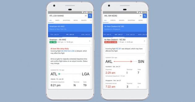 利用人工智能技术 Google Flights能预测航班延误