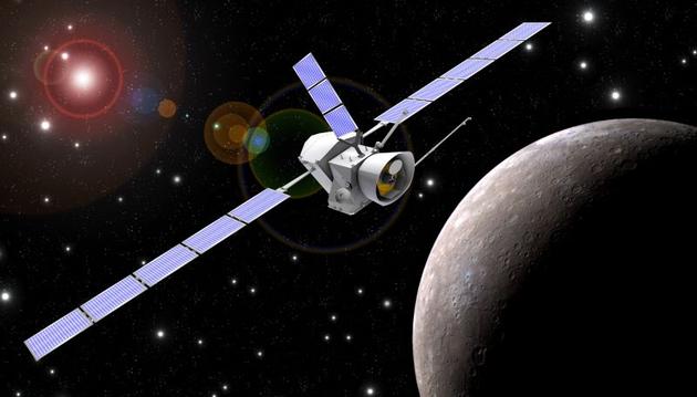 正在水星轨道飞行的&ldquo;贝皮&middot;哥伦布&rdquo;（BepiColombo）探测器