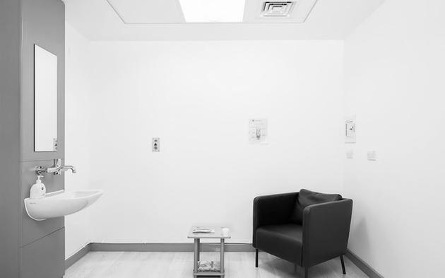 男性患者可在概念生育诊所的这间房间中留下精液样本。