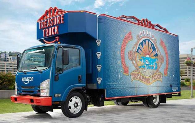 亚马逊Treasure Truck将开进美国全食超市的停车场