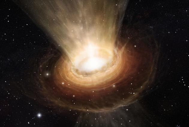 超大质量黑洞看起来像什么？旋转的“甜甜圈”