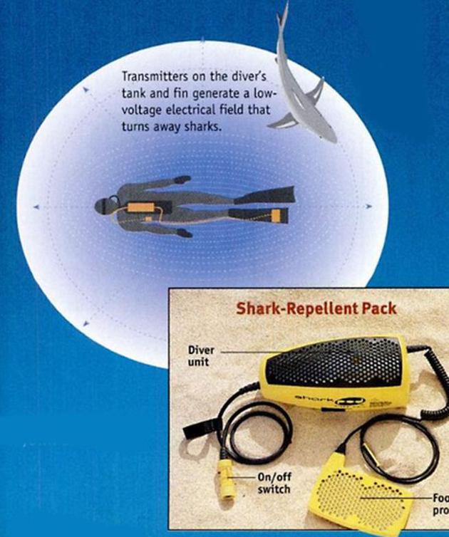 驱赶鲨鱼的装置，1997年6月