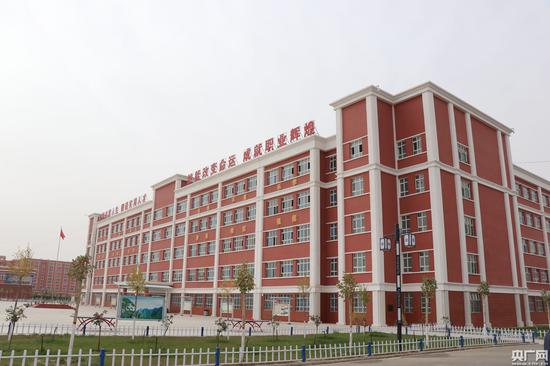 于田县职业技术学校内景(央广网记者 刘阳 摄)