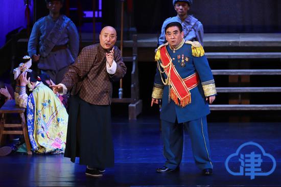 2019年8月24日,陈佩斯、杨立新主演话剧《戏台》在津上演