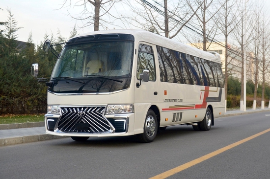 丰田考斯特13座豪华版报价 珍珠白现车