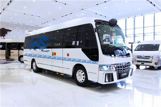 丰田考斯特12座报价顶配可办公的商务车