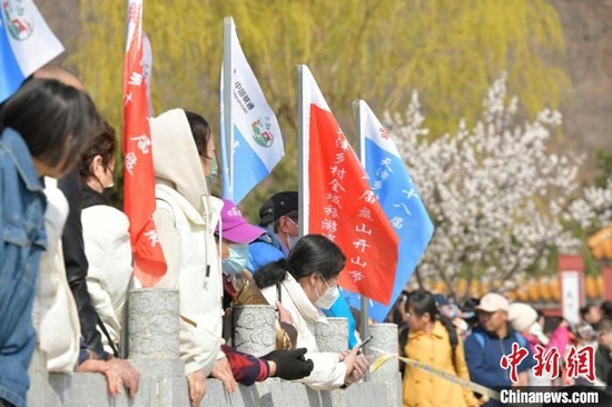 图为盘山开山节活动现场。　天津市蓟州区委宣传部供图