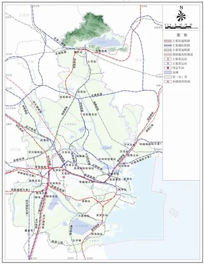 ▲铁路系统规划图