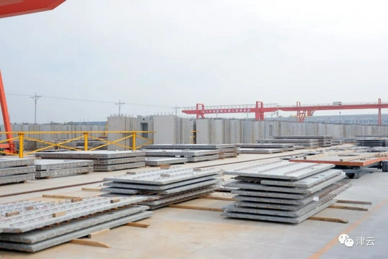 中铁建大桥工程局集团建筑装配科技有限公司生产的预制构件