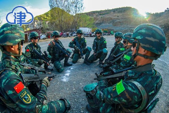 指挥员正在进行兵力部署。