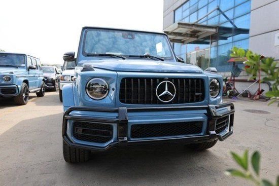 23款奔驰G63美规版中国蓝 立减30万起