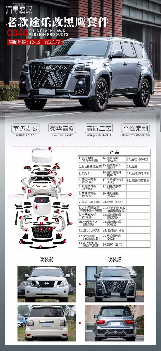 途乐改装多少钱专业改装途乐工厂报价