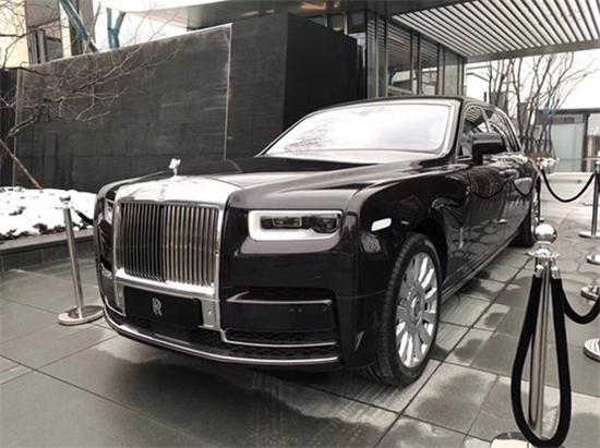 18款劳斯莱斯幻影加长版稀有色只有一辆