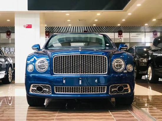 2019款宾利慕尚实车降价店内促销款