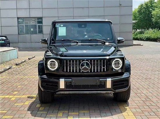 奔驰G63磨砂银外橙色内饰国内独一无二
