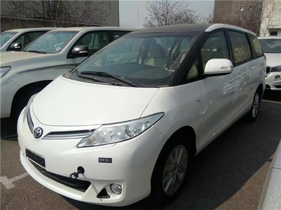 最新款大霸王丰田普瑞维亚2.4L津港报价