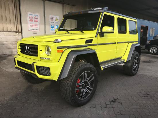 奔驰G550 4x4限量车型已停产天津港在售