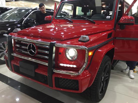 18款奔驰G5504.0升双涡轮增压V8发动机