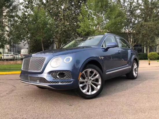 19款宾利添越4.0汽油现车销售颜色多选