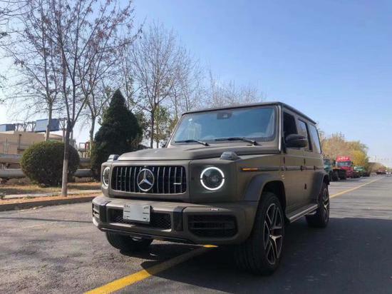 2019款奔驰G63 全国唯一哑光橄榄绿现车