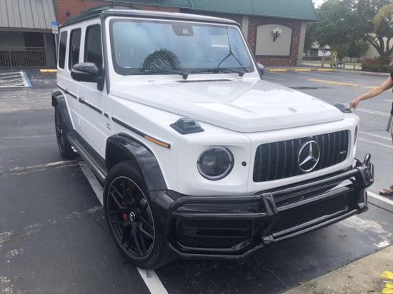 20款奔驰G63熊猫配色现车配置价格咨询