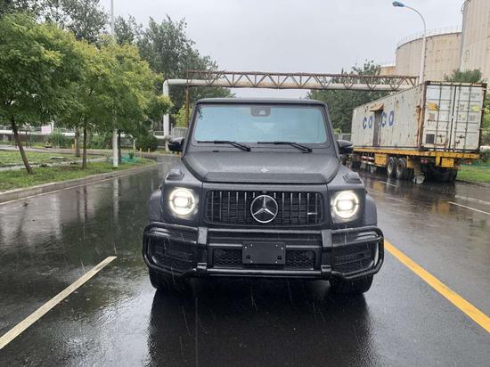 实拍2020款奔驰G63磨砂黑 实力硬派越野