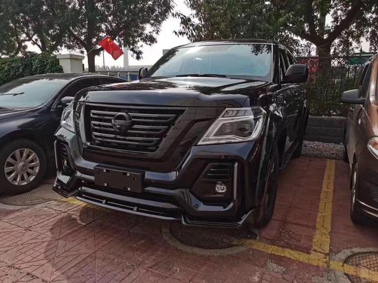 2020款日产途乐Y62丐版外观配置降价处理