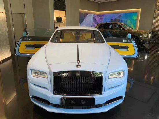 劳斯莱斯魅影BB版限量 天堂之选蓝色天空