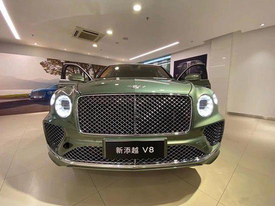 21款宾利添越 港口实拍配置解析落地价格