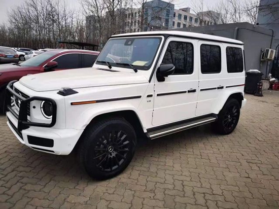 22款奔驰G550天津港现车优惠价免豪车税