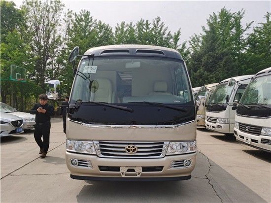 丰田考斯特17座价格配置航空座椅现车