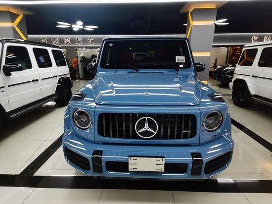 加版顶配奔驰G63瓷器蓝暗夜包实拍图