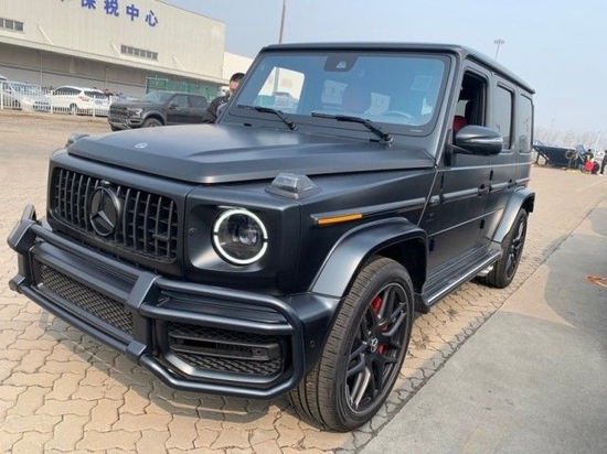 22款奔驰g63磨砂黑高配港口现车不排队