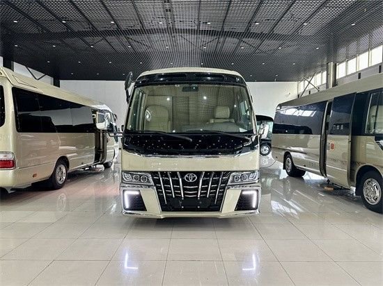 丰田考斯特米黄金色价格柯斯达现车销售