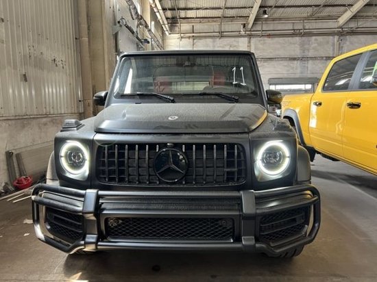 23款美版奔驰G63磨砂黑大满配分期报价