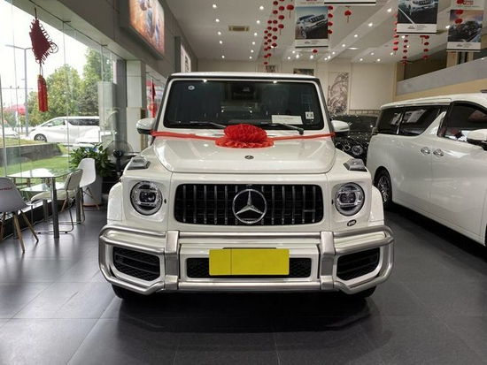 21款奔驰G63碳纤维内饰AMG运动