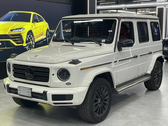 进口21款奔驰G550白红国六现车报价出售