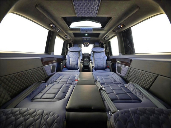 浙江绍兴国六奔驰V260长轴改装项目图片