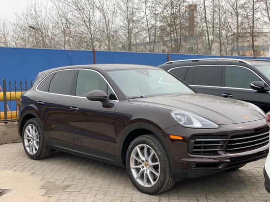 22款保时捷卡宴港口元旦直击底价80余万