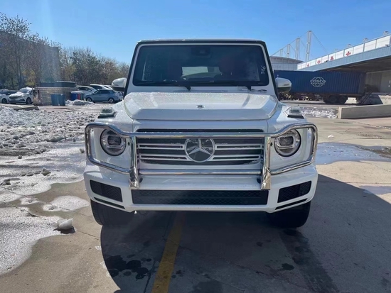 22款奔驰G500 天津港现车成本价格促销