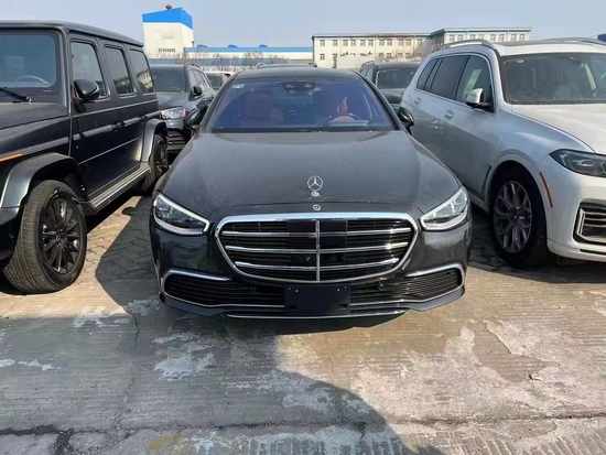 22款奔驰S450黑棕现车特惠促销分期全国