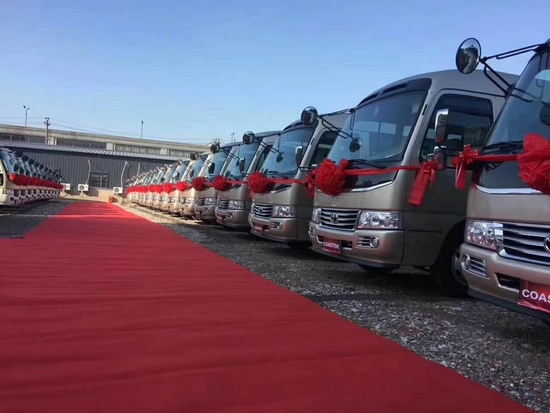 2022款丰田考斯特11座总裁版配置报价