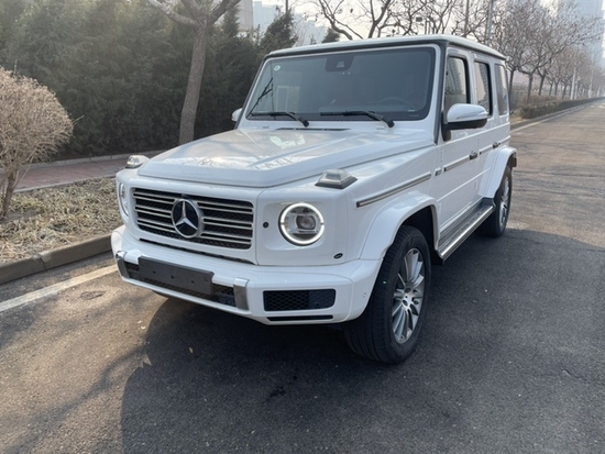 2021款奔驰G350d柴油北极白报价188万