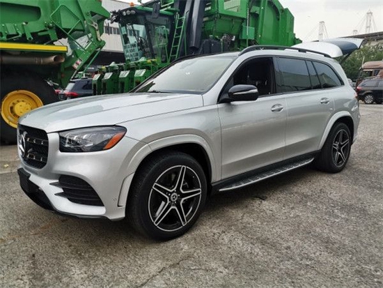 2022款奔驰GLS450加版 7座铱银现车实拍