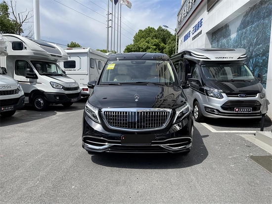 上海奔驰V级高顶改装商务车现车在售