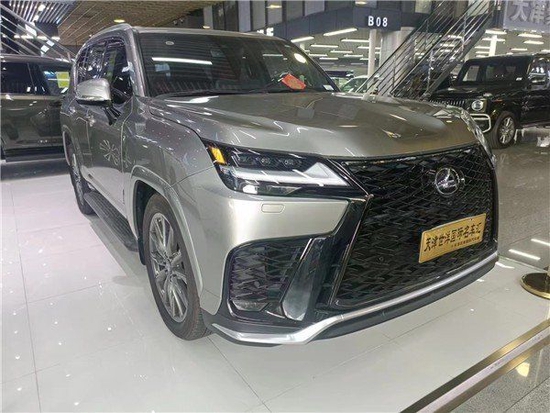 2022款雷克萨斯LX600促销 超级速钛银