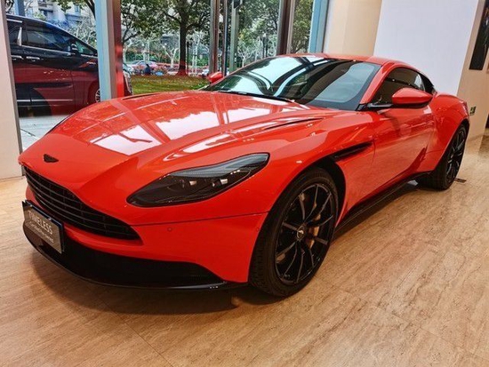 阿斯顿马丁db11加州橙色定制外漆现车
