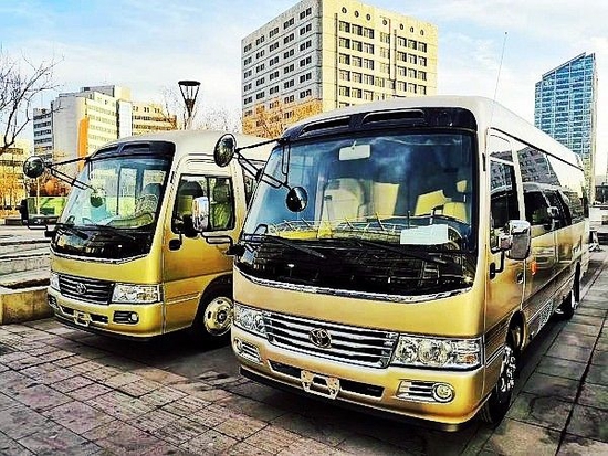 新款丰田考斯特12座价格 埃尔法外观版