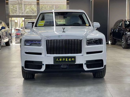 全新劳斯莱斯库里南BB版查尔斯蓝碳纤维