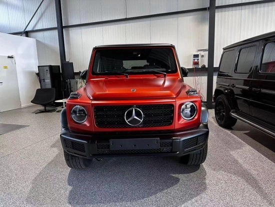 23款奔驰G400d磨砂橙现车五一优惠五万